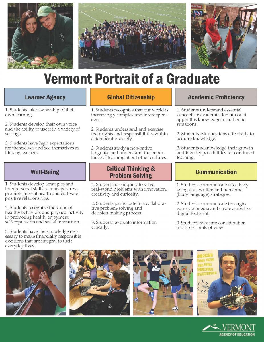 A Vermont Portrait of a Graduate
