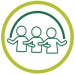 Sharing Power and Responsibility Icon