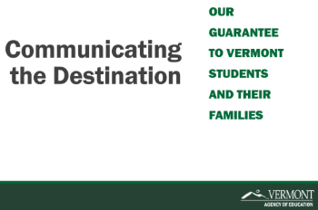 Webinar: Introduction to the Vermont Proficiency-Based Graduation Requirement Hierarchies